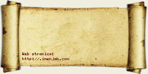 Jana Kričak vizit kartica